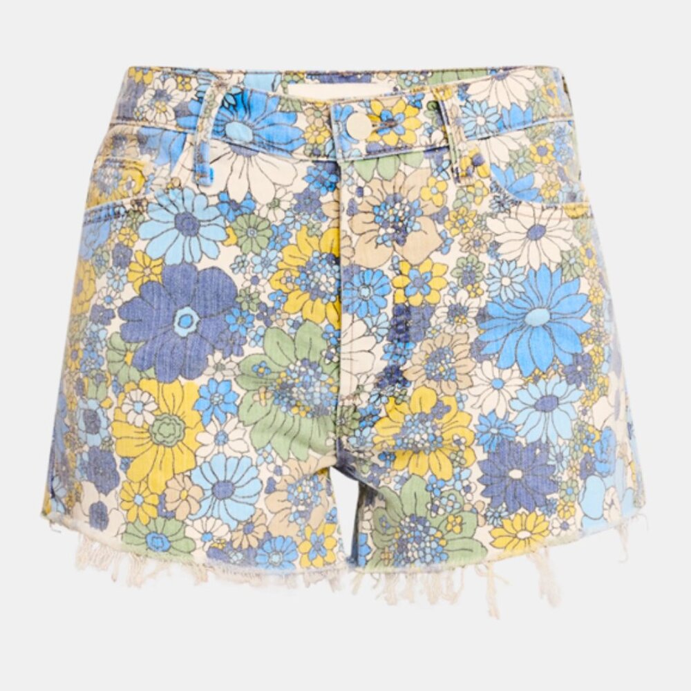 NWT MOTHER Tomcat Kick Fray short